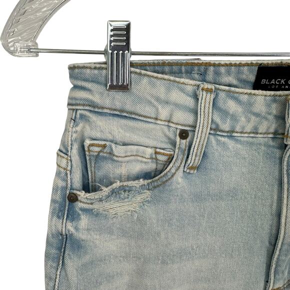 NEW Black Orchard Mia Light Wash Skinny Flare Jeans Sz 24 - Picture 4 of 9